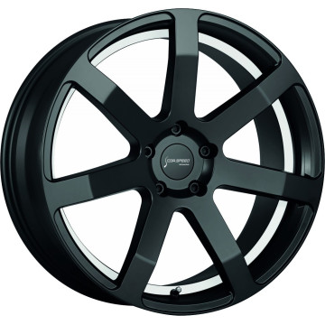 8.5x20 ET45 - LK5/114.3 ML73.1 Corspeed Challenge mattblack PureSports / Undercut Color Trim weiss