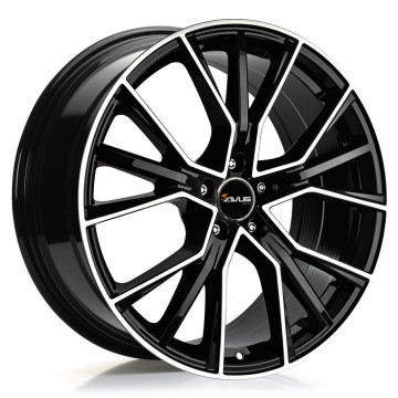 10x22 ET35 - LK5/112 ML66.6 Avus Racing AF18 black polished