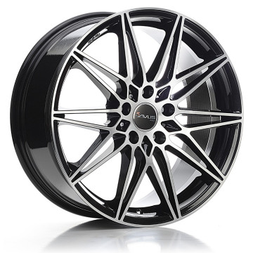 8x19 ET30 - LK5/120 ML72.6 Avus Racing AC-MB5 black polished