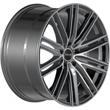 11.5x22 ET52 - LK5/130 ML71.6 Avus Racing AC-M08 anthracite polished