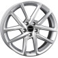 6.5x17 ET44 - LK5/112 ML66.5 Borbet N crystal silver