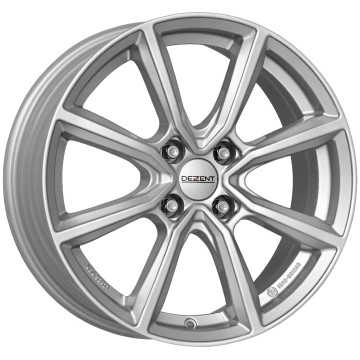 5.5x15 ET41 - LK4/100 ML57.1 Dezent TN silver