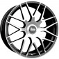 8.5x20 ET30 - LK5/112 ML66.6 MAM GT1 black front polish