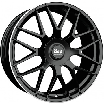 8.5x19 ET45 - LK5/100 ML66.6 MAM GT1 black lip polish