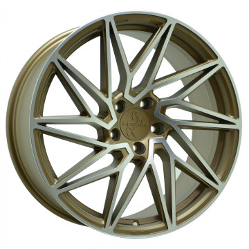 8.5x19 ET30 - LK5/112 ML72.6 Keskin KT20 Future bronze front polish