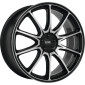 11x22 ET40 - LK5/112 ML79 OZ Hyper XT HLT gloss black diamond cut