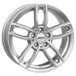 7.5x18 ET44 - LK5/112 ML66.5 Autec Typ MC - Mercador brillantsilber