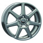 6x16 ET45 - LK5/100 ML57.1 Autec Typ TE - Tallin ECE titansilber