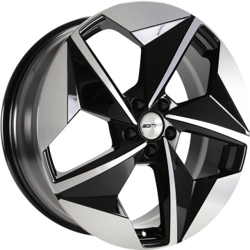 7.5x19 ET50 - LK5/112 ML57.1 GMP Eleos black diamond