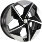 7.5x20 ET44 - LK5/112 ML57.1 GMP Eleos black diamond