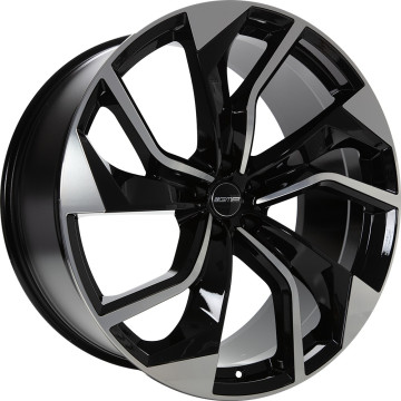 10x21 ET30 - LK5/112 ML66.5 GMP Rebel black diamond