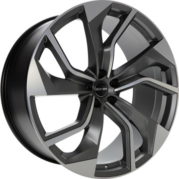8.5x20 ET45 - LK5/112 ML66.5 GMP Rebel anthracite matt diamond