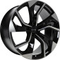9x21 ET40 - LK5/112 ML66.5 GMP Rebel black diamond