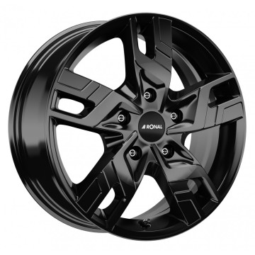 7x17 ET45 - LK5/114.3 ML66.15 Ronal R64 jetblack