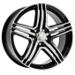 7.5x17 ET35 - LK5/100 ML63.4 2DRV WH12 schwarz hochglanzpoliert