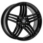 7.5x17 ET35 - LK5/100 ML63.4 2DRV WH12 schwarz glänzend lackiert