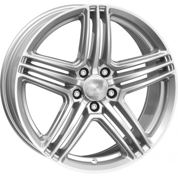 8x18 ET45 - LK5/112 ML66.6 2DRV WH12 race silber lackiert