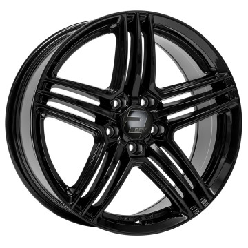 9x20 ET45 - LK5/120 ML65.1 2DRV WH12 schwarz glänzend lackiert