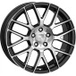 10x22 ET50 - LK5/130 ML71.6 2DRV WH26 schwarz hochglanzpoliert