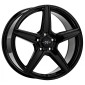 9x20 ET30 - LK5/112 ML72.6 Axxion AX7 schwarz glänzend lackiert
