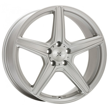 9x20 ET45 - LK5/120 ML65.1 Axxion AX7 solid titanium silber matt lackiert