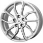 6.5x17 ET44 - LK4/100 ML56.6 RC-Design RC34 kristallsilber