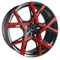 10x22 ET20 - LK5/112 ML73.1 Barracuda Project X gloss black flashred