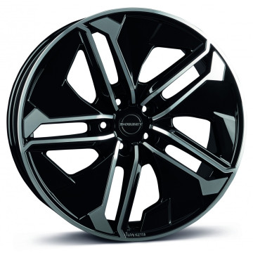 9x21 ET38 - LK5/108 ML63.4 Borbet TX black polished glossy