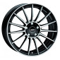 8.5x20 ET48 - LK5/114.3 ML70 Autec Typ L - Lamera schwarz matt poliert