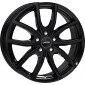 7x17 ET50 - LK5/108 ML63.3 Autec Typ VD - Vidra schwarz