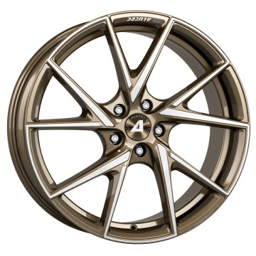 7x17 ET37 - LK4/98 ML58.1 Alutec ADX.01 metallic-bronze frontpoliert