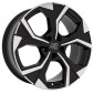 7.5x18 ET46 - LK5/100 ML57.06 MSW MSW 43 gloss black full polished