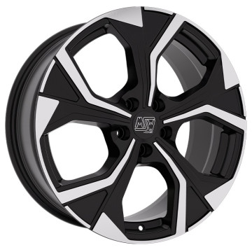 7x19 ET40 - LK5/114.3 ML66.06 MSW MSW 43 gloss black full polished