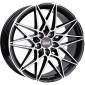 8.5x19 ET35 - LK5/120 ML72.6 MAM B2N black front polish