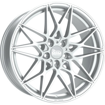 8.5x19 ET35 - LK5/120 ML72.6 MAM B2N silver painted