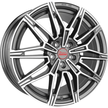 8.5x19 ET35 - LK5/120 ML72.6 MAM B3 palladium front polish