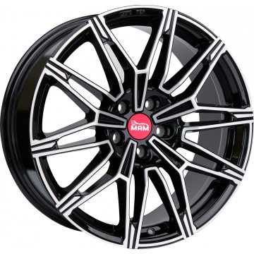 8.5x19 ET45 - LK5/112 ML66.65 MAM B3N black front polish