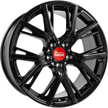 8.5x19 ET40 - LK5/114.3 ML72.6 MAM B4 black painted