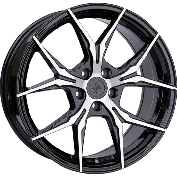 8.5x19 ET30 - LK5/112 ML72.6 Keskin KT19N Angel black front polish