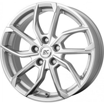 6.5x16 ET48 - LK5/112 ML57.1 RC-Design RC34 kristallsilber