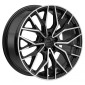 8.5x20 ET42 - LK5/112 ML66.6 2DRV WH37 schwarz hochglanzpoliert