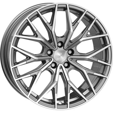 8.5x20 ET42 - LK5/112 ML66.6 2DRV WH37 daytona grau hochglanzpoliert