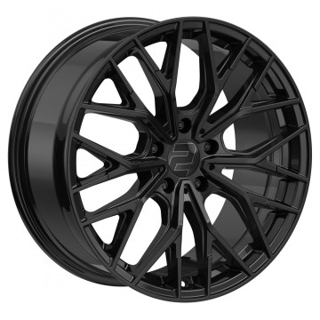 8.5x19 ET26 - LK5/112 ML66.6 2DRV WH37 schwarz glanz lackiert