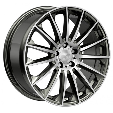 8x18 ET48 - LK5/112 ML66.6 2DRV WH39 dark gunmetal hochglanzpoliert