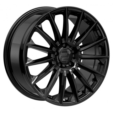8.5x19 ET45 - LK5/112 ML66.6 2DRV WH39 schwarz glänzend lackiert