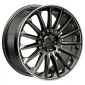 9x20 ET35 - LK5/112 ML66.6 2DRV WH39 dark gunmetal lackiert mit hochglanzpoliertem Felgenbett