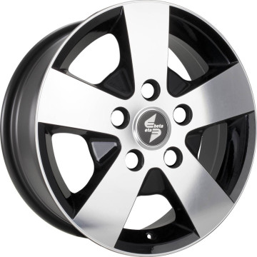 6.5x16 ET45 - LK5/120 ML65.1 Etabeta Atria black matt full polished