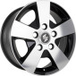 6.5x16 ET45 - LK5/120 ML65.1 Etabeta Atria black matt full polished