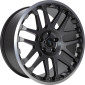 8x18 ET30 - LK6/114.3 ML66.1 Etabeta Combat anthracite matt polished lip