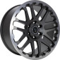 8x18 ET30 - LK6/139.7 ML67.1 Etabeta Combat anthracite matt lip + cap polished